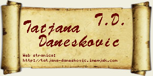 Tatjana Danesković vizit kartica